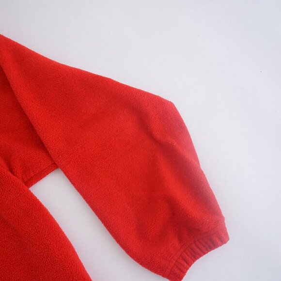 Vtg Down Under Red Embroidered Australia Koala Quarter Zip Fleece Sweater Xl - Picture 5 of 10